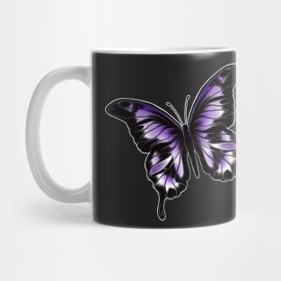 Beautiful fucky purple butterfly Mug